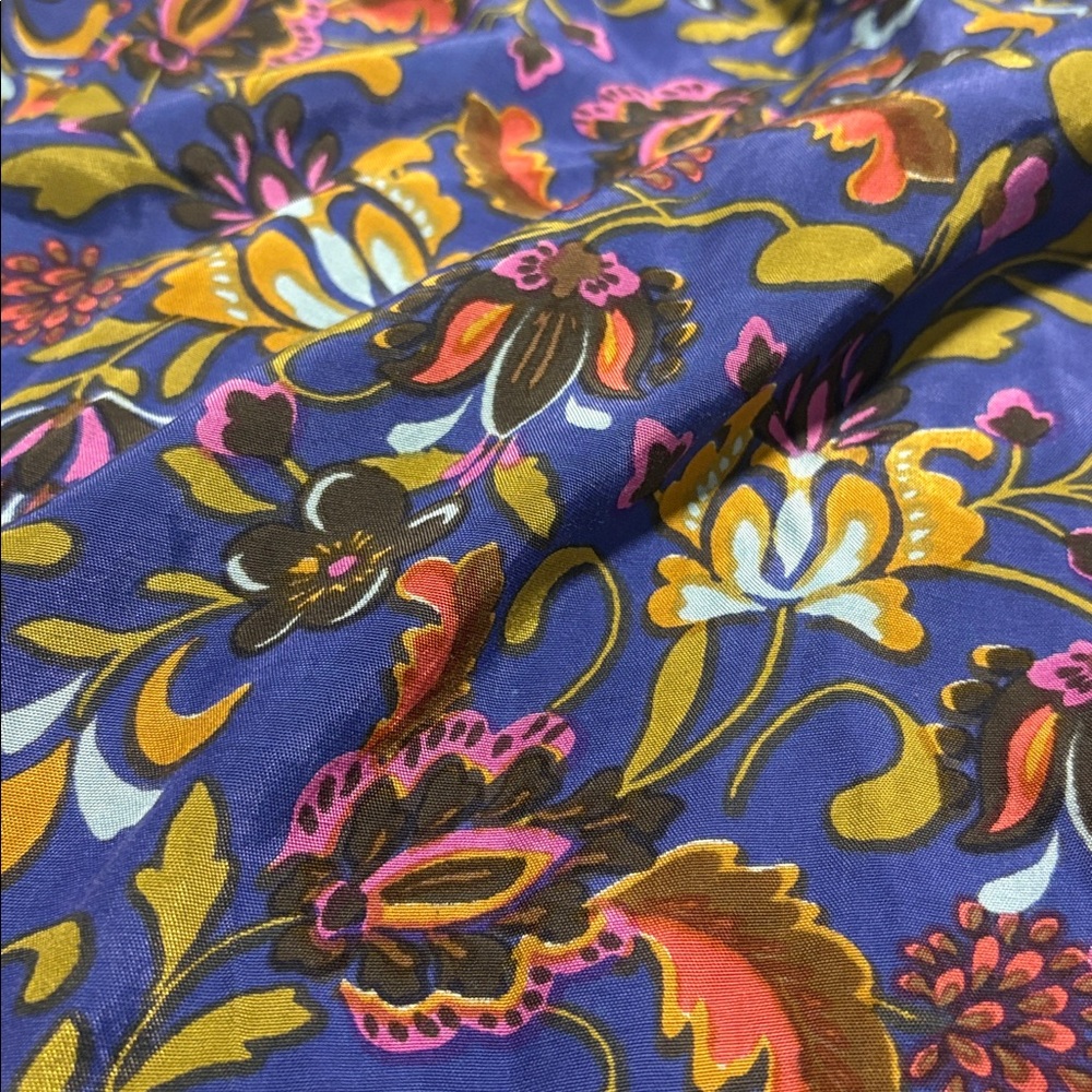 Free People Pixie Floral Print V-Neck Sleeveless Tie Open Back Tunic NWT size XL - Picture 8 of 9
